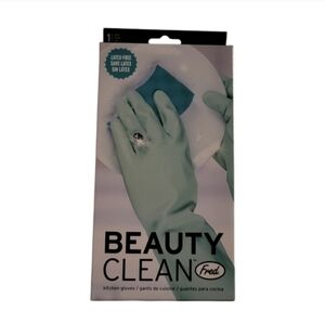 NEW Genuine Fred Beauty Clean Rubber Dish Washing Latex-free Gloves
